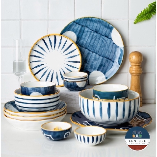 Bộ chén đĩa phong cách Nhật Bản cao cấp