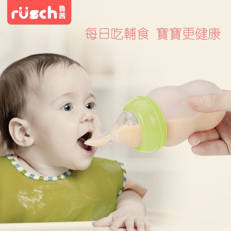 Muỗng Ăn Dặm Bằng Silicone Tiện Dụng Dành Cho Trẻ Nhỏ