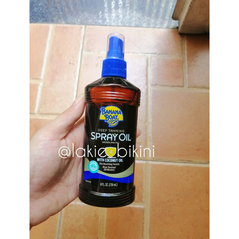 BANANA BOAT DARK TANNING OIL Dầu Phơi Nắng Dark Tanning Oil Banana Boat SPF15