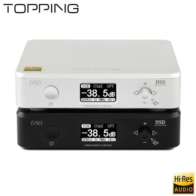 DAC cao cấp TOPPING D50 DSD512 model mới nhất