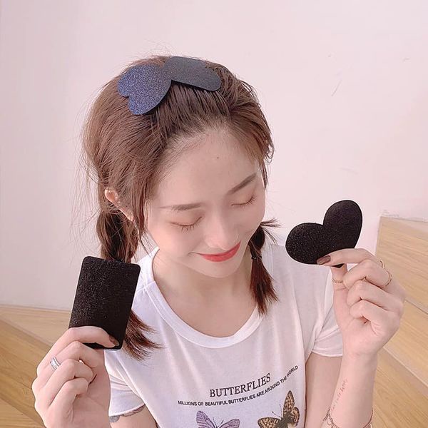 Miếng Dán Tóc Mái Tự Dính Cố Định Tóc Khi Trang Điểm