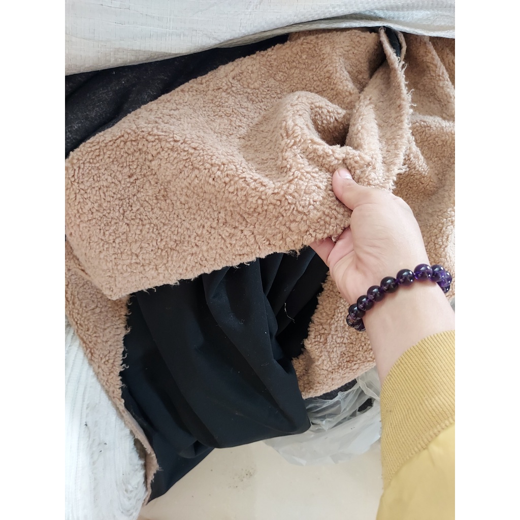 Vải nỉ lông cừu nhiều màu