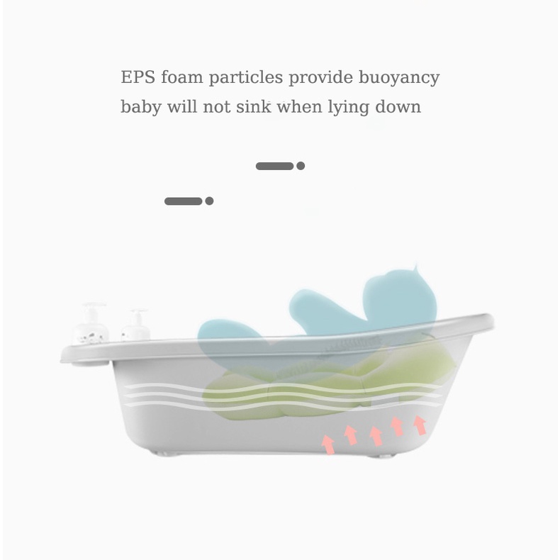 Đệm lót bồn tắm em bé phối chống trượt đa năng tiện lợi