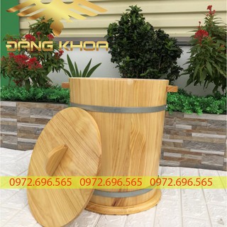 Thùng Gỗ Đựng Gạo 10 kg Thùng Gạo