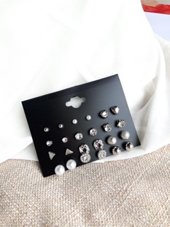 Set 12 đôi bông tai siêu xinh