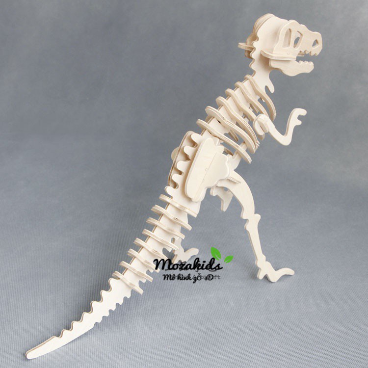 [Mã LIFETOYS1 giảm 30K đơn 99K] Đồ chơi lắp ráp gỗ 3D Mô hình Khủng Long Bạo Chúa T-rex