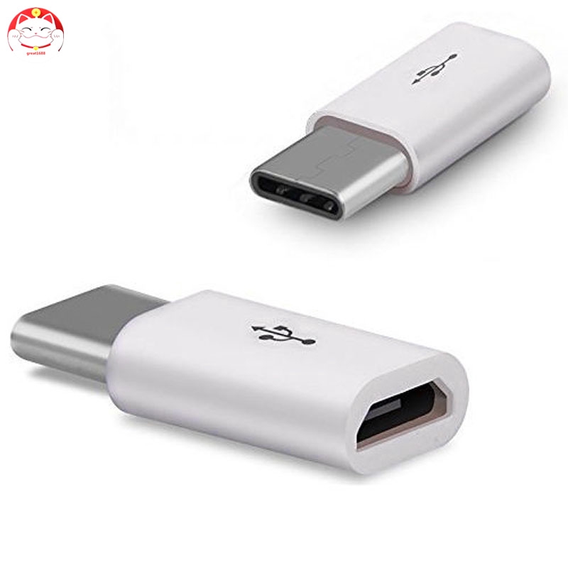 ✂GT⁂ 10 Pcs USB 3.1 USB-C Type C Male to Micro USB Female Adapter Converter