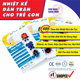 [MUA 1 TẶNG 1 cho Combo 5 Vỉ_ SALE SỐC 50%] Nhiệt Kế Dán Trẻ Em Fever Track - CHÍNH HÃNG DUY NHẤT TẠI SHOPEE