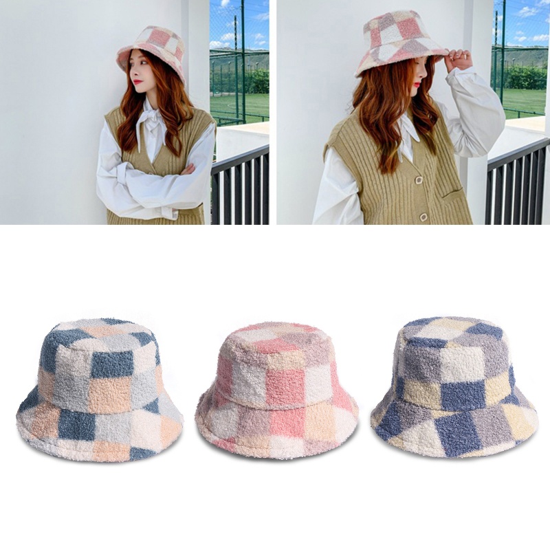 Nón Tai Bèo Bằng Vải Bông Họa Tiết Kẻ Sọc Màu Sắc Giữ Ấm Mùa Đông Cho Nam Và Nữ