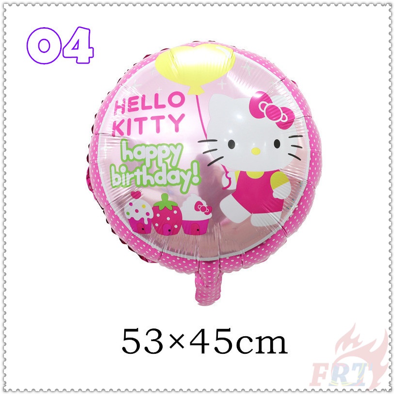 Bong bóng họa tiết hoạt hình Hello Kitty 18 inch trang trí tiệc sinh nhật