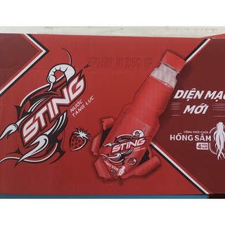 Nước Ngọt Sting Dâu Chai 330ml date mới