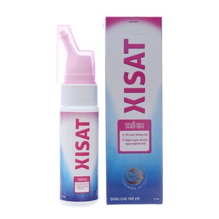 Dung dịch xịt mũi trẻ em Xisat hồng 75ml