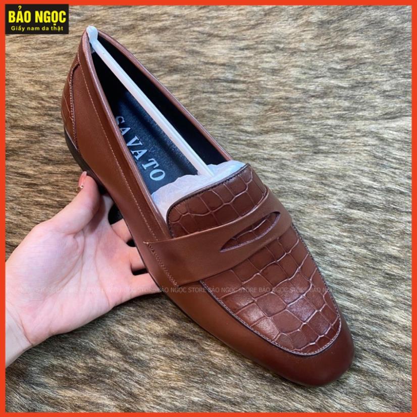 ℘ Giày da nam công sở dập vân cá sấu cao cấp ✅ Da bò nguyên tấm 💥 Bảo hành nổ da 24 tháng ✅ Mã L6189 ℘