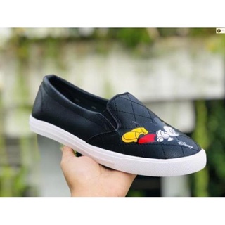 ✔️GIÀY LƯỜI MICKEY 2 màu ⚡ CHẤT sịn : * * ⁵ # V ((