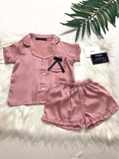 Sét bộ satin lụa cho bé