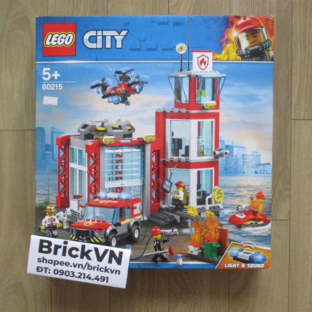 Đồ Chơi Lắp Ráp LEGO City 60215 Trạm Cứu Hoả