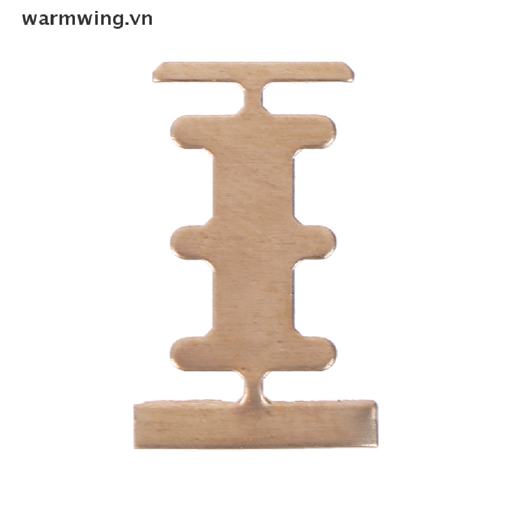 【warmwing】 100Pcs brass copper 0.5-1.5mm² crimp electrical connector wire terminal kit .