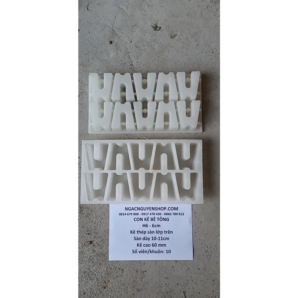 Khuôn con kê bê tông các loại