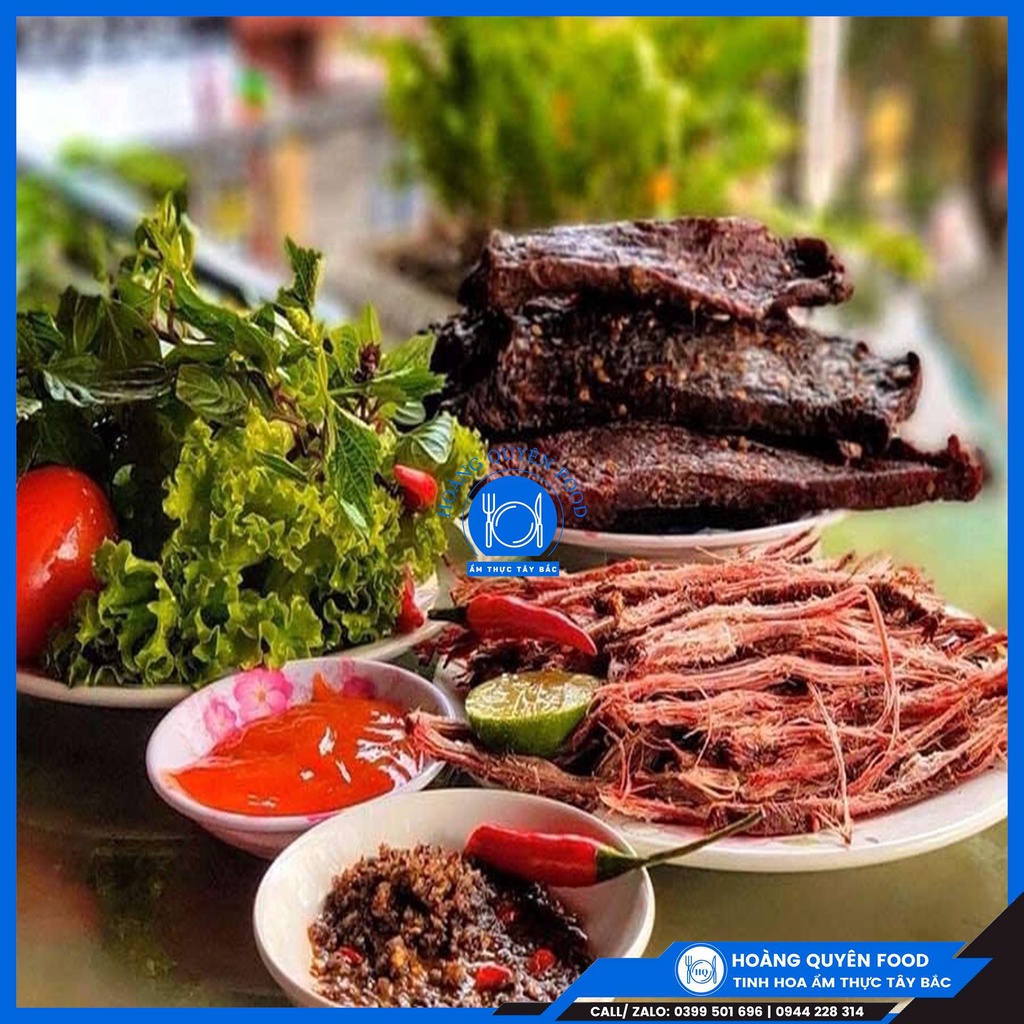 Thịt Lợn Gác Bếp Ẩm Thực Tây Bắc Thơm Ngon Chuẩn Vị 500G - TẶNG CHẨM CHÉO - Khô Heo Gác Bếp | HQ FOOD | BigBuy360 - bigbuy360.vn