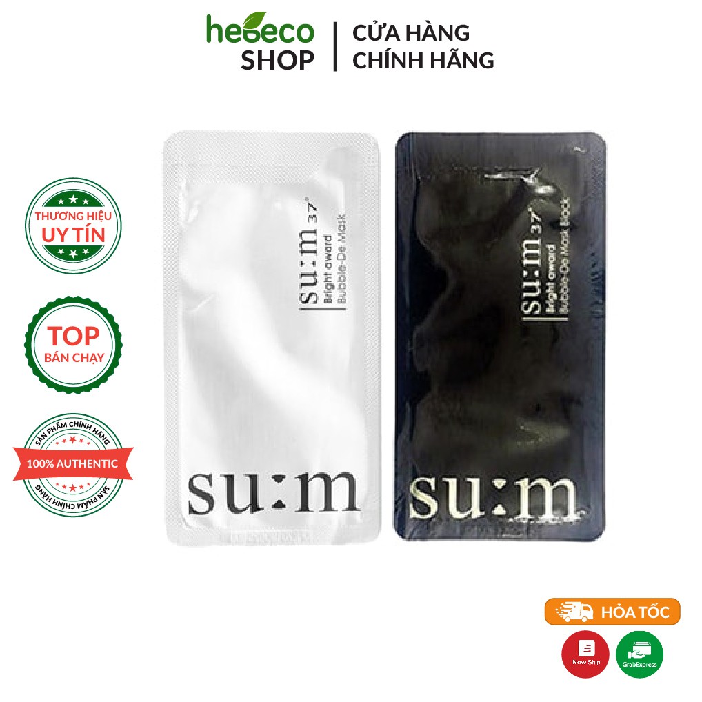 Miếng Mặt Nạ thải độc da Sum 37 10ml - Hàn Quốc Chính Hãng