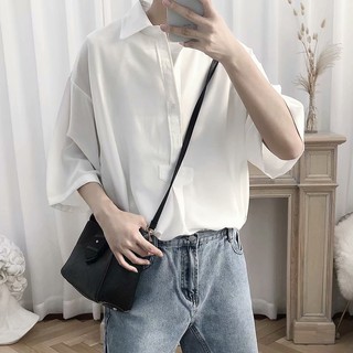 Áo Sơ Mi Voan Phong Cách Hàn Quốc Thanh Lịch Cho Nam