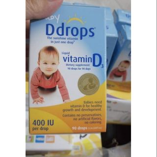 Vitamin D3 Drops Mỹ 90 giọt