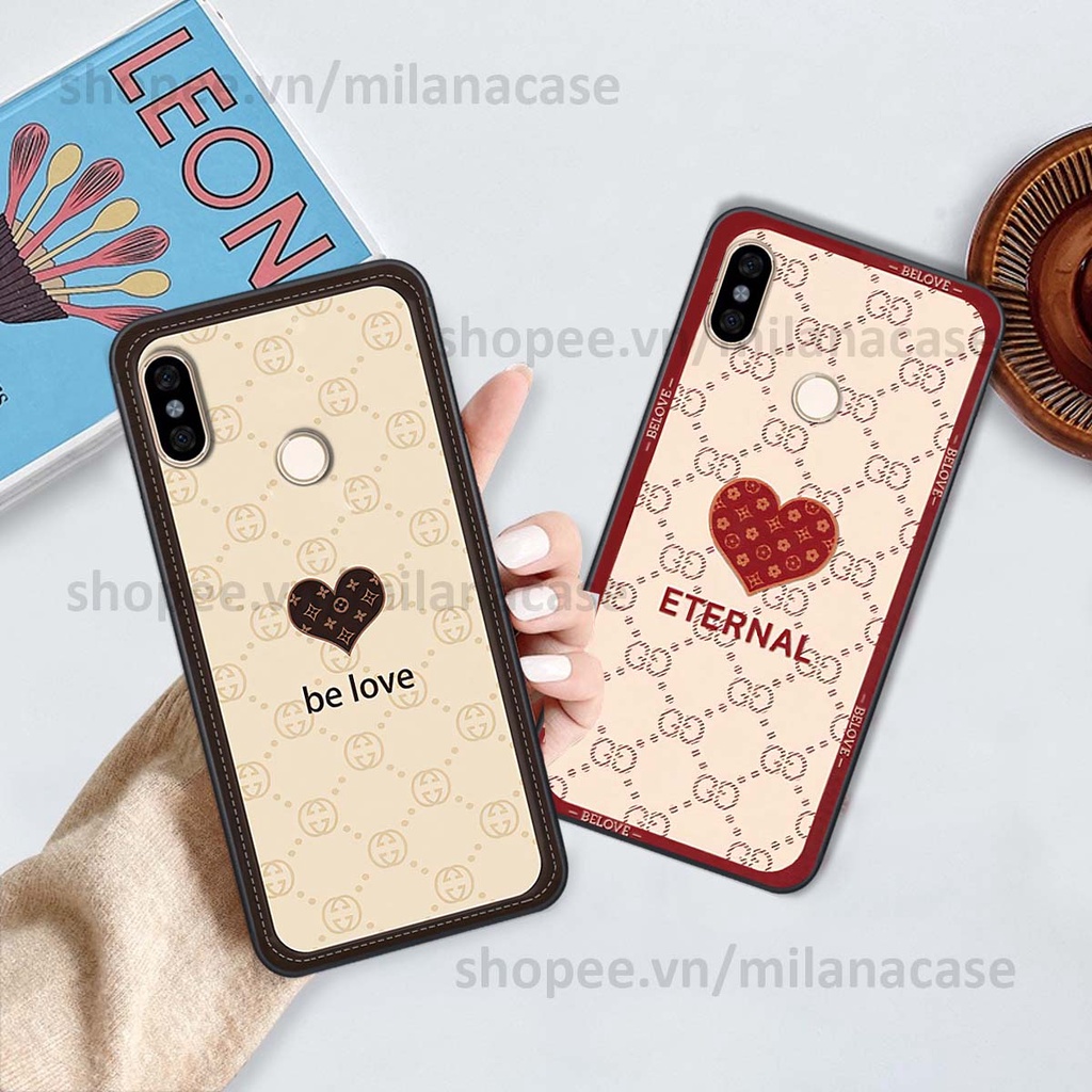 Ốp Xiaomi Redmi Note 5 / Note 6 hình trái tim be love tình yêu siêu đẹp, cá tính, thời trang