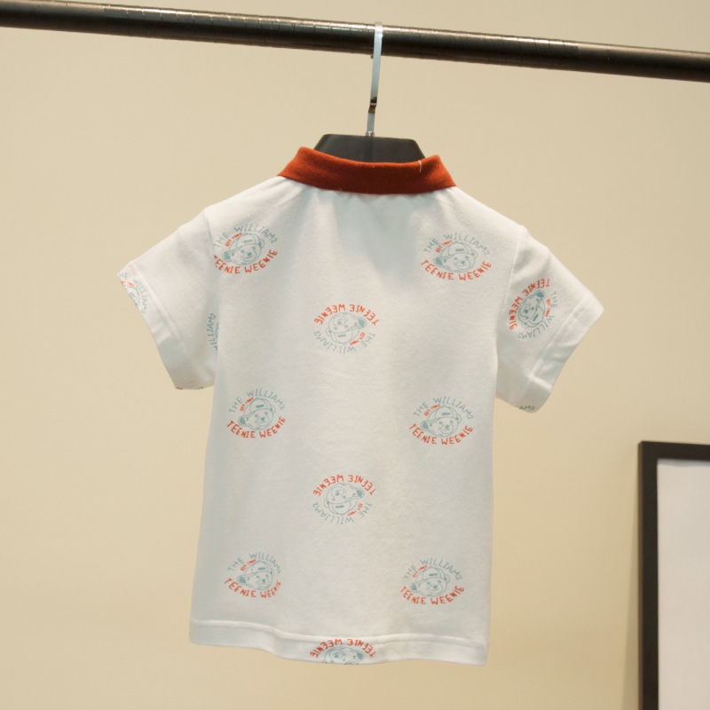 Áo Thun polo Cotton Tay Ngắn Phong Cách Hàn Quốc Cho Bé Trai