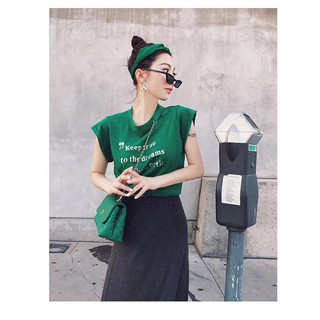 Set áo chữ chân váy dài