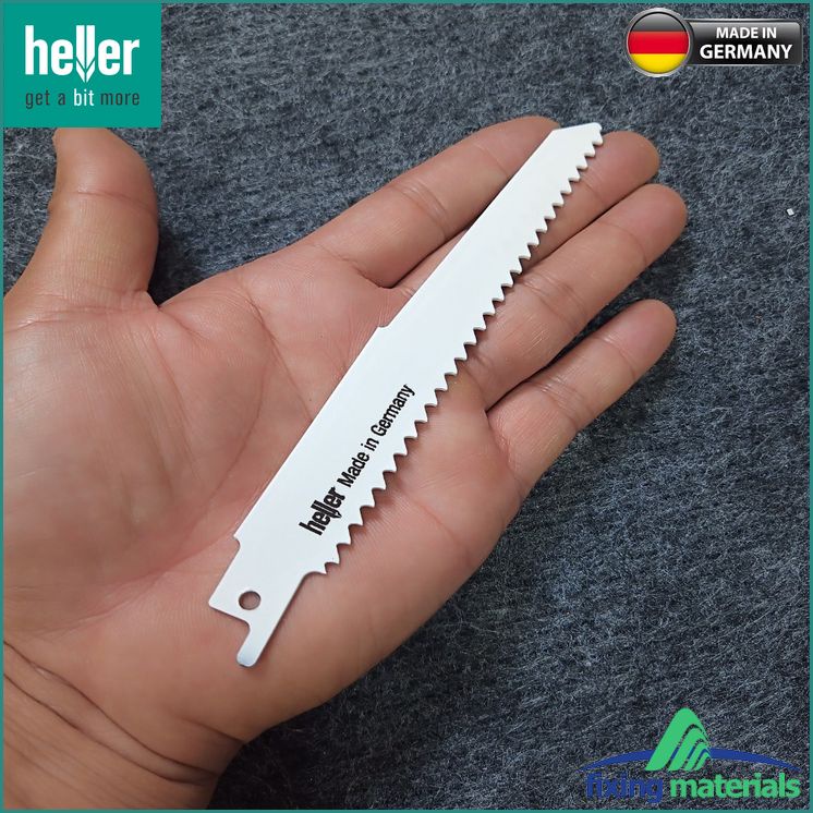 S611DF-Lưỡi cưa kiếm HELLER Bi-Metal SZ 25806 7, Răng dài 130mm (Cắt gỗ, nhựa)