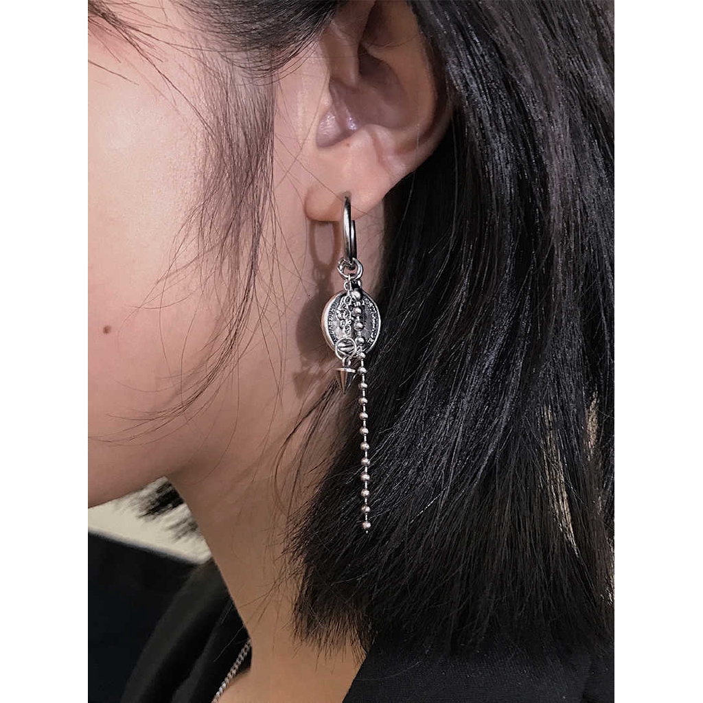 Đôi Bông Tai Hình Đồng Xu Thời Trang Cho Nữ