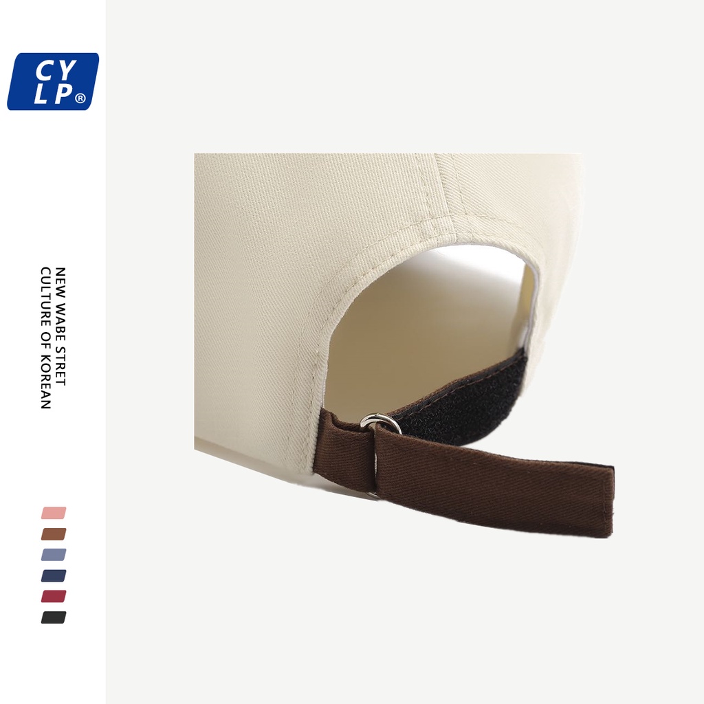 Mũ Lưỡi Trai Thêu Chữ Phối Màu Tương Phản Thời Trang Đường Phố Âu Mỹ Cá Tính Cho Nữ