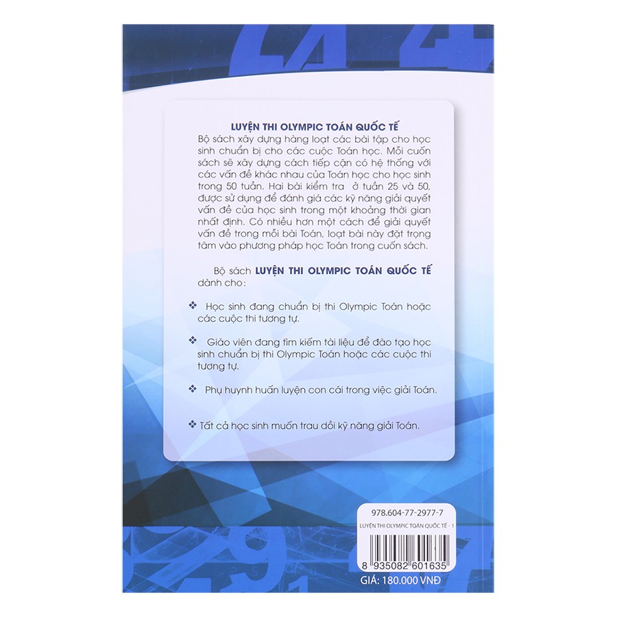 [Mã BMBAU50 giảm 7% đơn 99K] Sách: Luyện Thi Olympic Toán Quốc Tế 1 - Tổng hợp đề thi Toán cho trẻ 7-8 tuổi