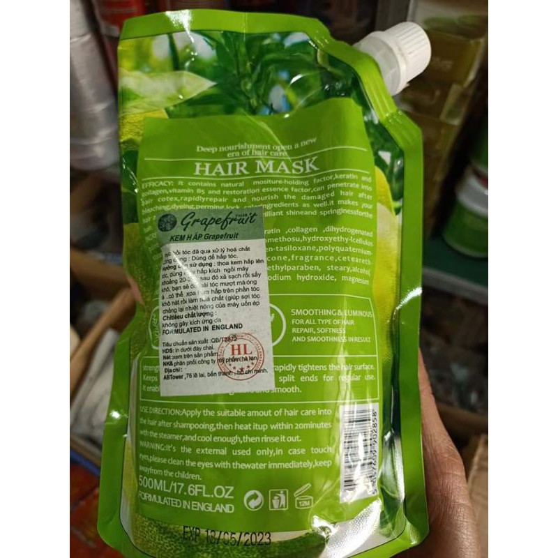 Ủ BƯỞI BAO MƯỢT GÓI 500ml