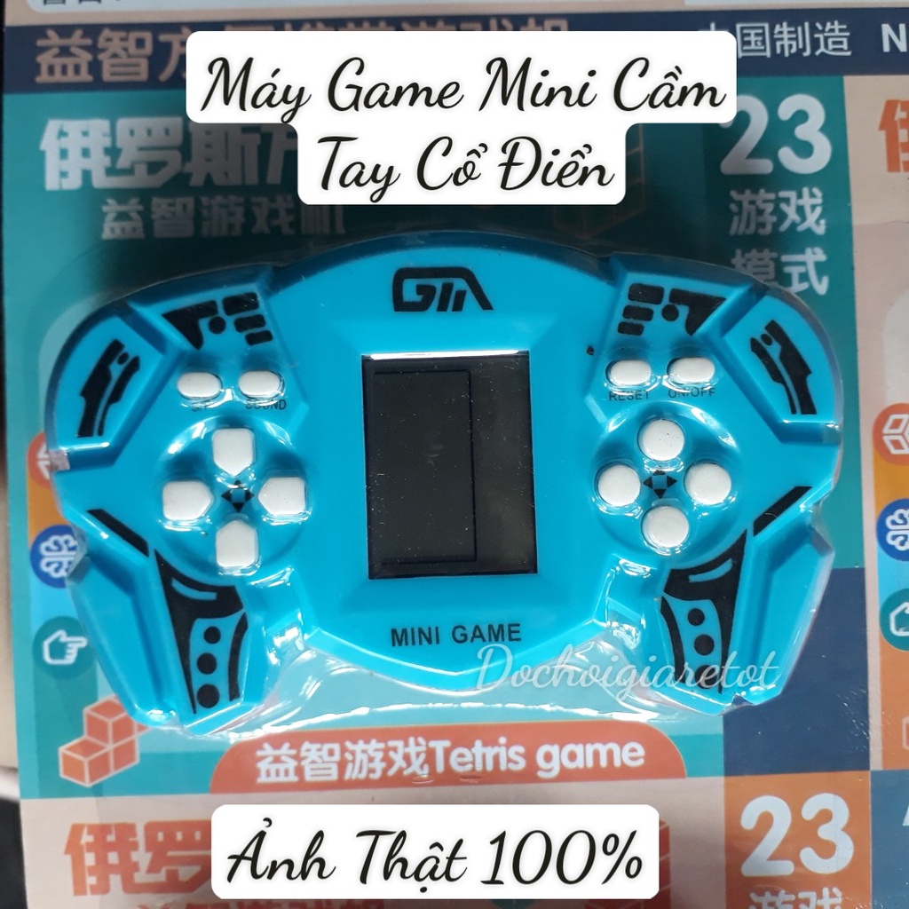 Máy chơi game xếp gạch cầm tay mini huyền thoại cổ điển đồ chơi các bé(ảnh thật)