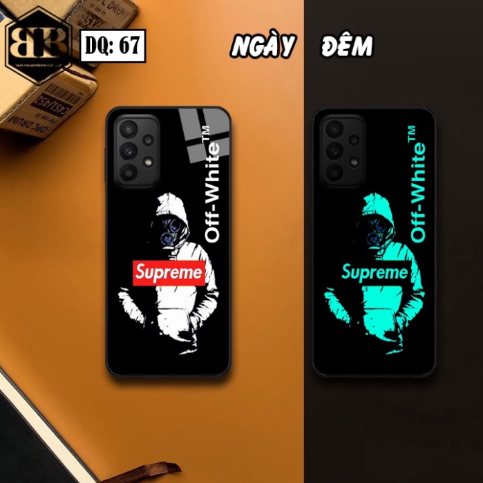 Ốp lưng kính Dạ Quang Samsung Galaxy A23 phát sáng trong đêm đẹp mê li