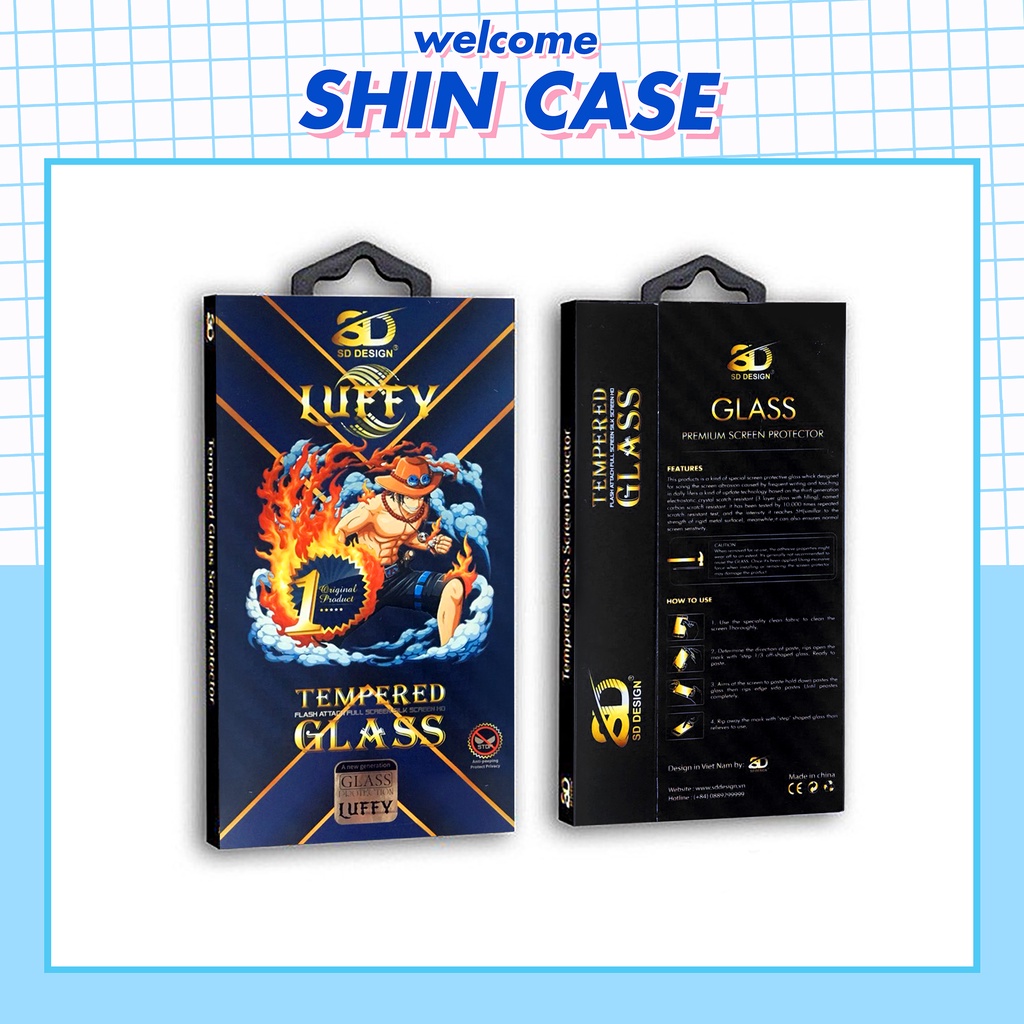 Kính cường lực iphone bảo mật Luffy chống nhìn trộm 6/6plus/6s/6splus/7/7plus/8/8plus/x/xs/11/12/13/pro/max/promax/Ốp