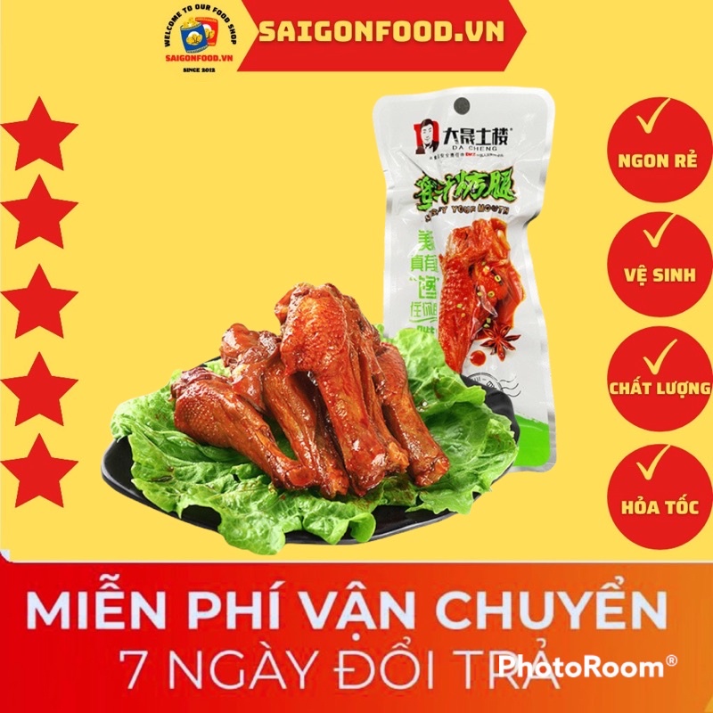 Đùi vịt cay dacheng tứ xuyên ăn liền gói 35g thơm ngon dễ ăn, đồ ăn vặt Sài Gòn ngon bổ rẻ | SaiGonFood | BigBuy360 - bigbuy360.vn