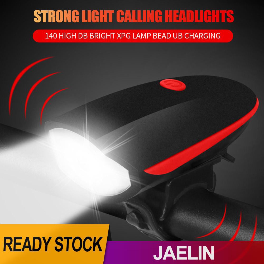 Đèn pha led 5w 240lm xpg chống thấm nước có thể sạc lại có còi cho xe đạp leo núi