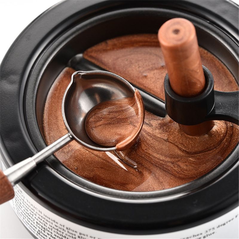 Nồi nung sáp niêm phong đóng dấu trang trí chạy bằng điện