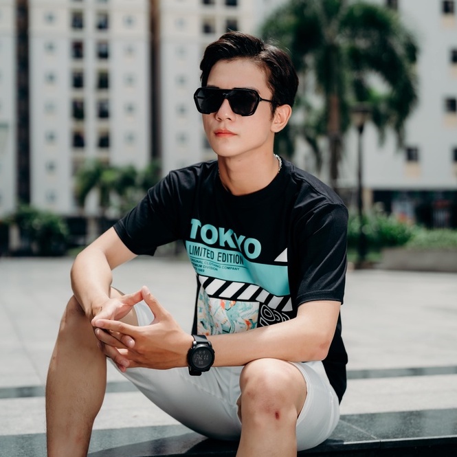 Áo thun nam đen in hình Tokyo AREMI, chất liệu cotton cao cấp from chuẩn, thiết kế phong cách sang trọng ATS0010