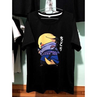🔥XẢ HÀNG🔥 Áo Thun Pikachu Sasuke màu đen đẹp giá rẻ