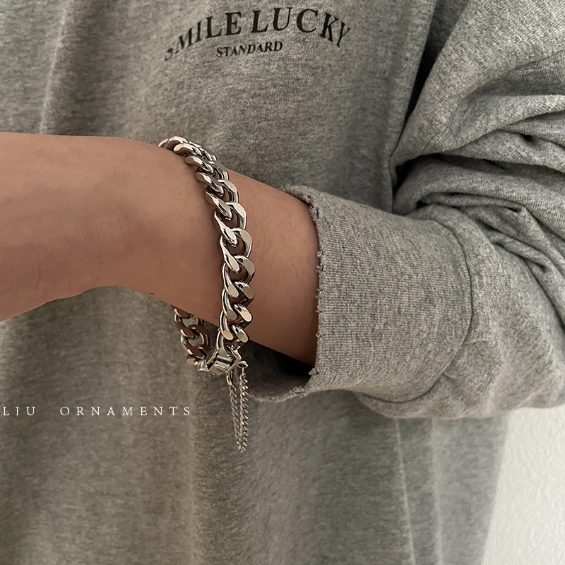 Vòng Tay Dây Xích Phong Cách retro Hàn Quốc Chất Lượng Cao