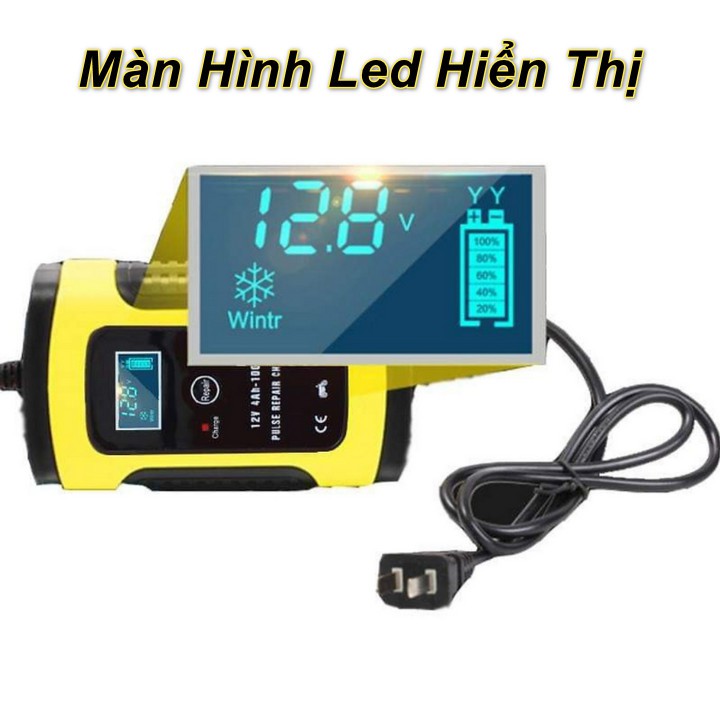 Bộ Nạp Bình Ắc Quy YellowPower - Home and Garden