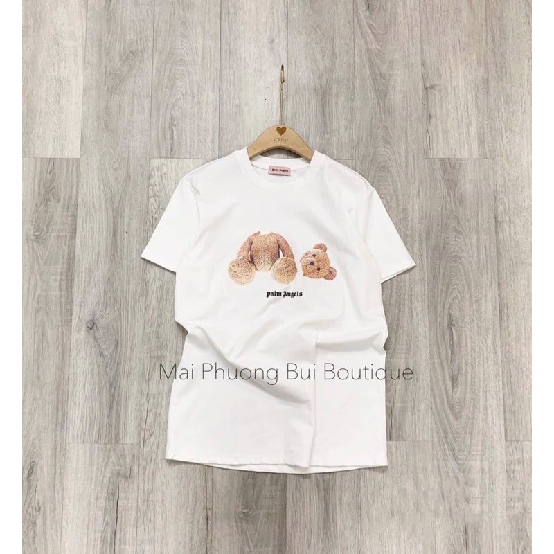 Áo phông gấu rơi đầu 2 màu