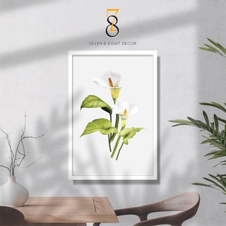 Tranh canvas | những bông hoa calla lily 1fflo020 | tranh căng khung cao cấp | tặng kèm đinh đa năng