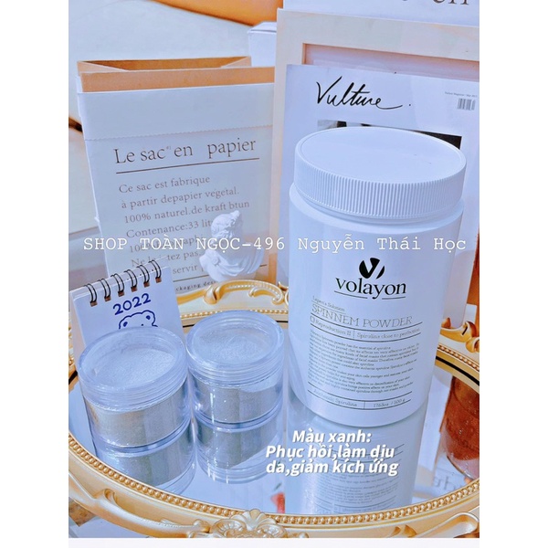 Mặt Nạ Tảo Xoắn Dạng Bột Volayon Spinnem Powder Hàn Quốc