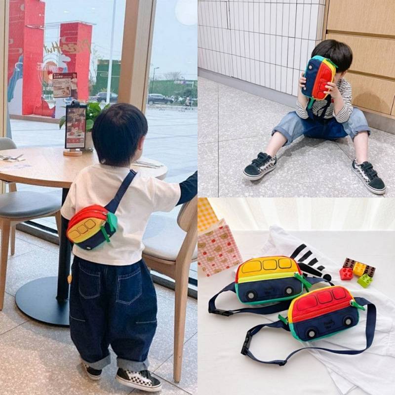 Túi đeo chéo nhỏ nhắn siêu nhẹ hình xe hơi dễ thương cho trẻ em