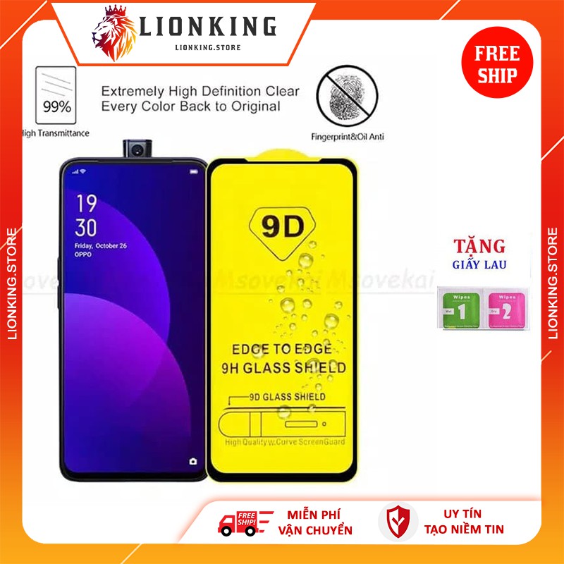 Kính Cường Lực Full Màn Oppo A1K, A3s, A5 2020, A9 2020, A5s/A7, A12, A31, A37, A52, A57, A59, A71, A72, A91, A92, A92s