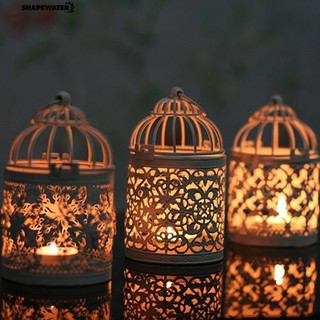 Lồng đèn bằng sắt chạm khắc tinh tế phong cách Moroccan